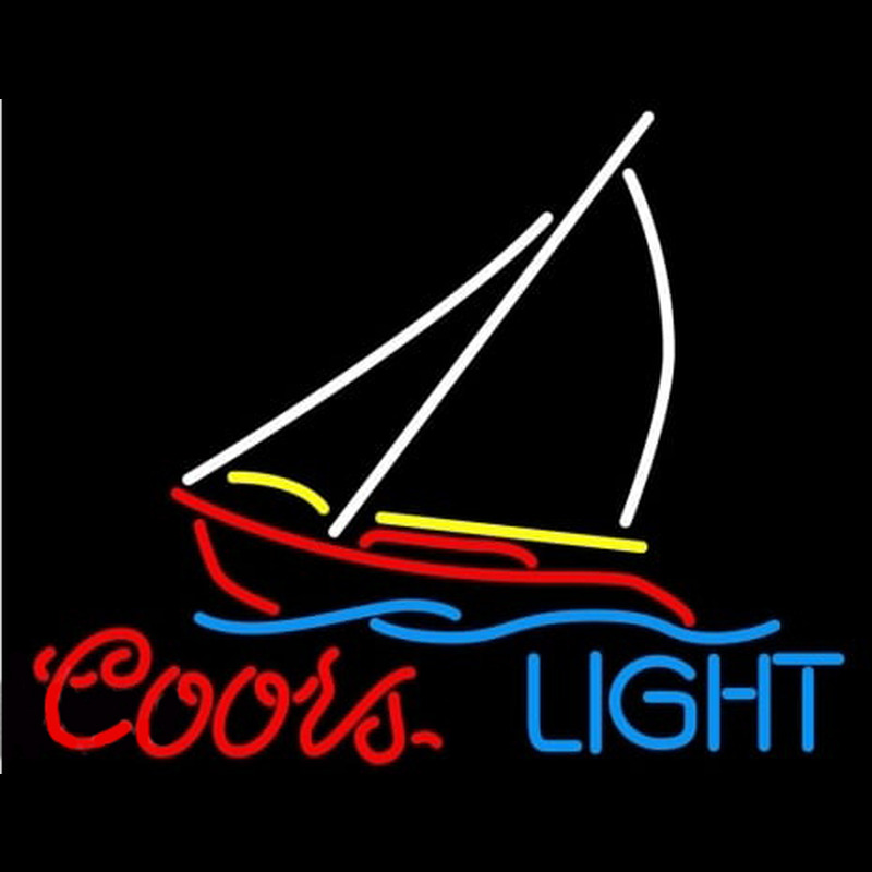 Coors Light Sailboat Neon Sign