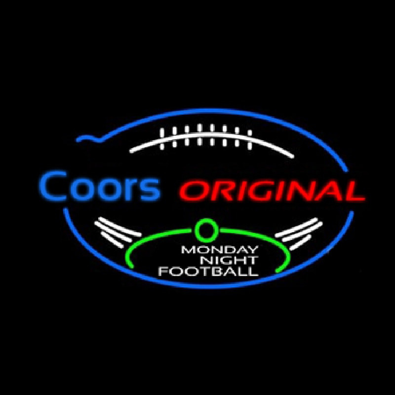 Coors Original Monday Night Football 35th Anniversary Neon Sign