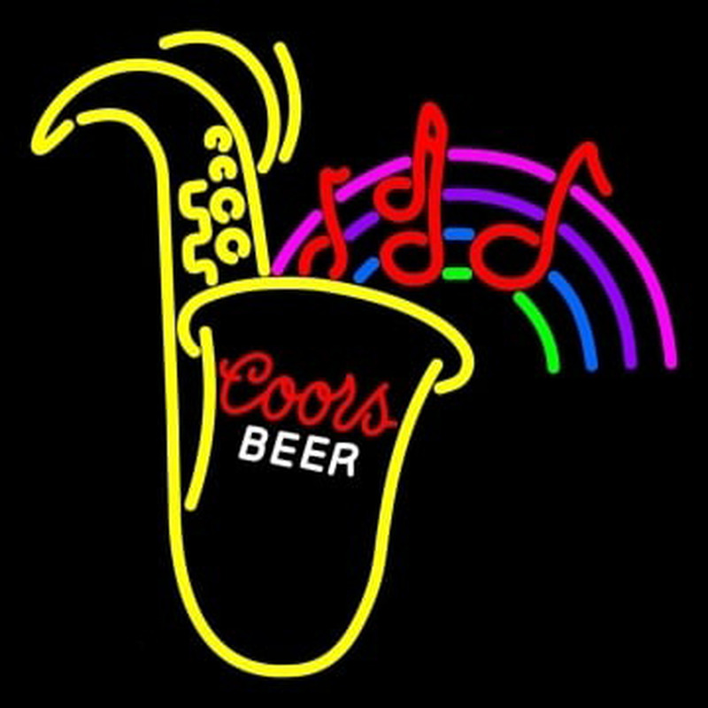Coors Saxophone Neon Sign