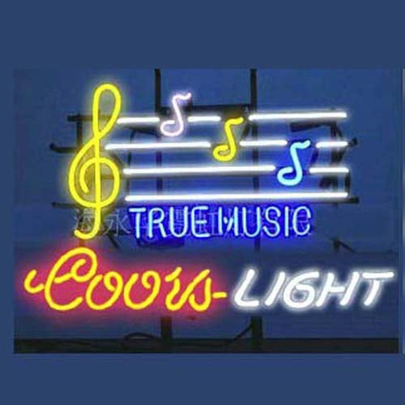 Coors True Music Neon Sign