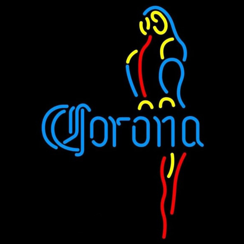 Corona Blue Parrot Beer Sign Neon Sign