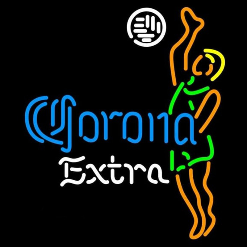 Corona E tra Ball Volleyball boy Beer Sign Neon Sign