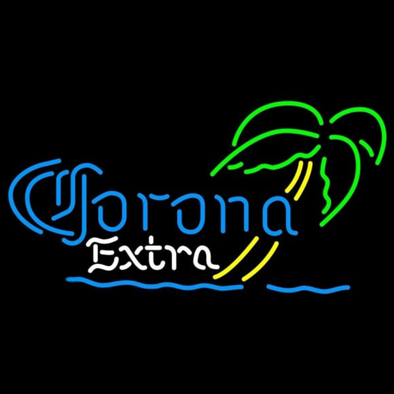 Corona E tra Mini Palm Tree Beer Sign Neon Sign