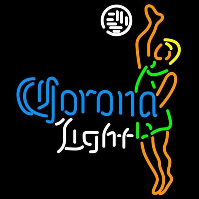 Corona Light Ball Volleyball boy Beer Sign Neon Sign
