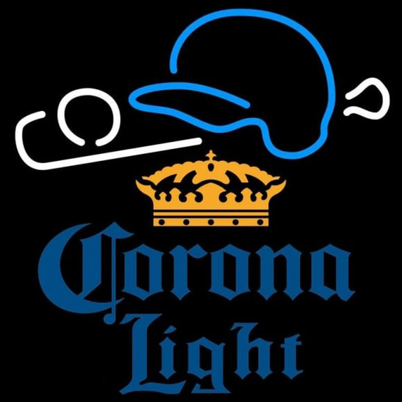 Corona Light Baseball Beer Sign Neon Sign