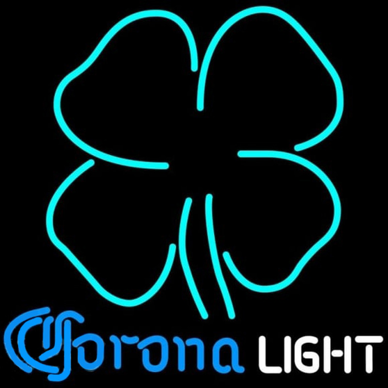 Corona Light Clover Beer Sign Neon Sign