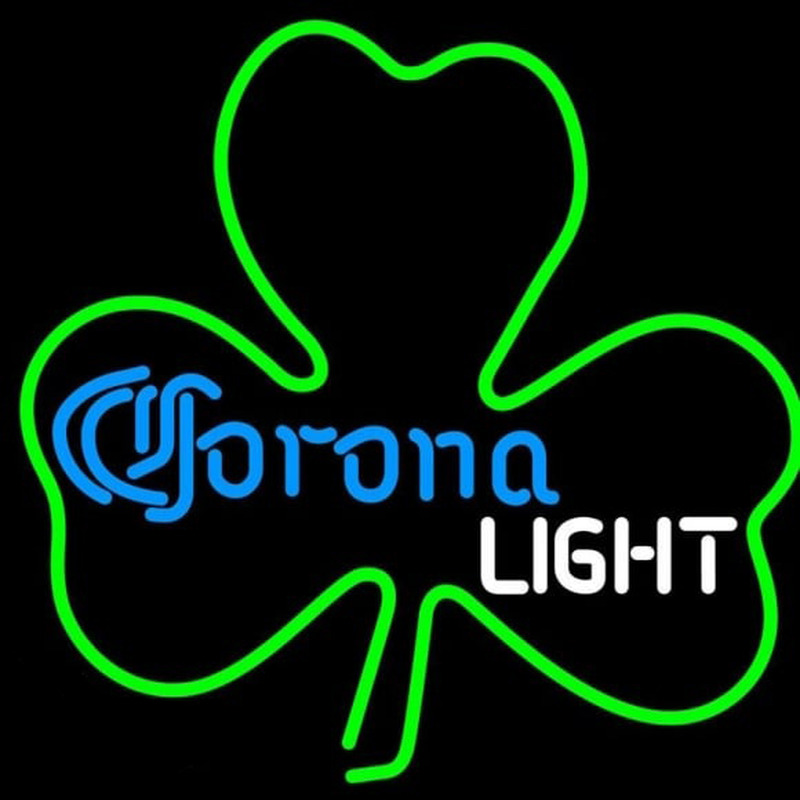 Corona Light Green Clover Beer Sign Neon Sign