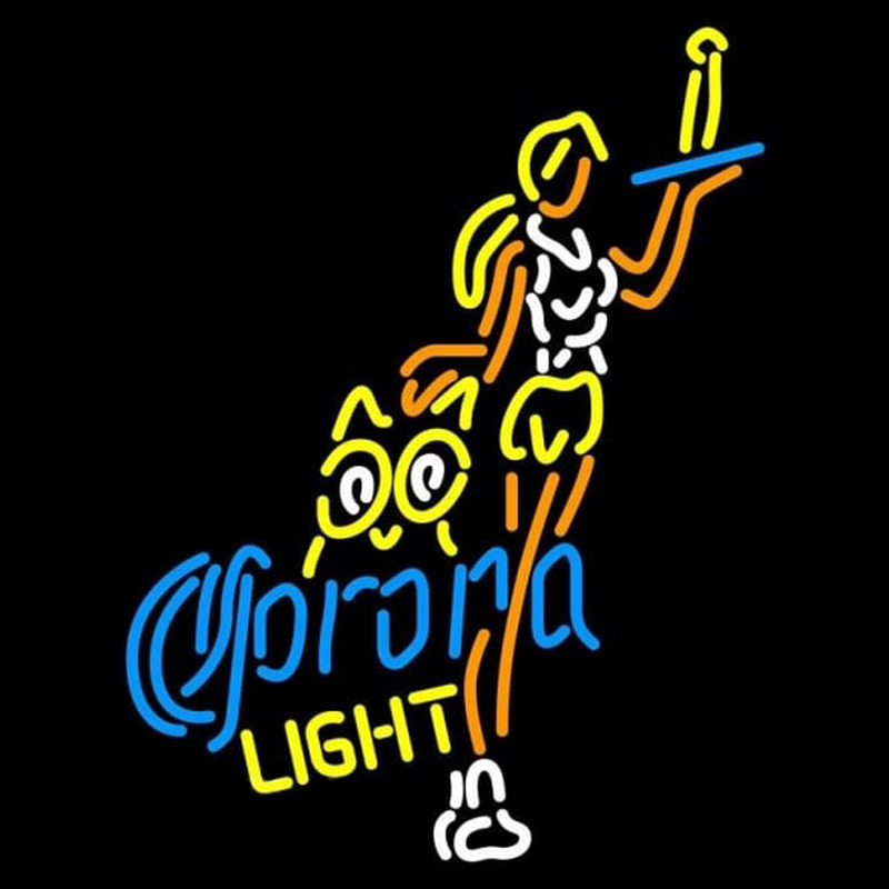 Corona Light Hooters Girls With Bottle Beer Sign Neon Sign