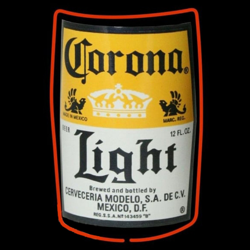 Corona Light Label Beer Sign Neon Sign