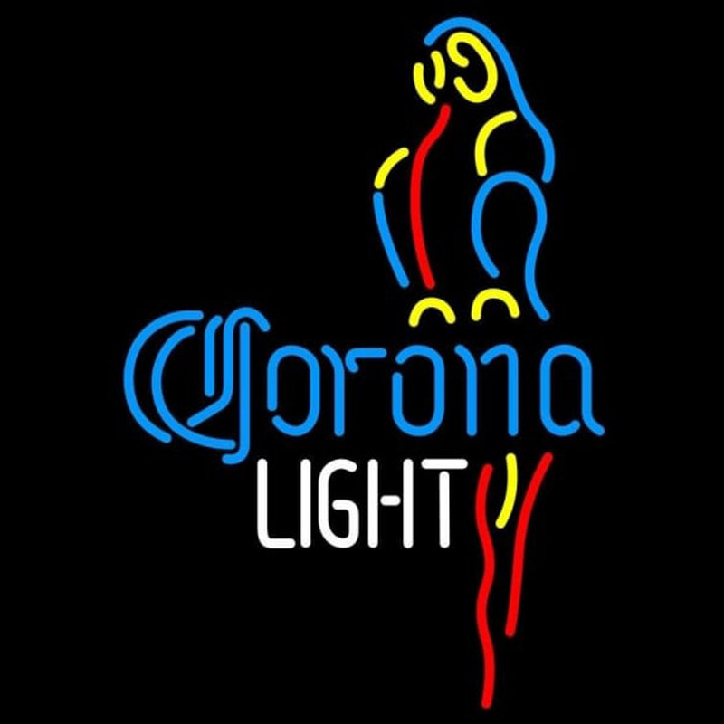 Corona Light Parrot Beer Sign Neon Sign