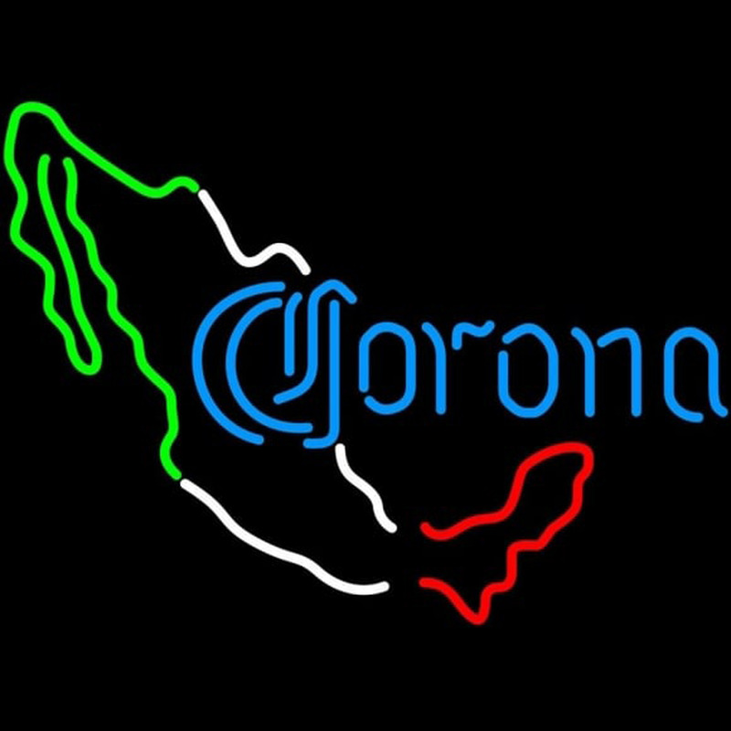 Corona Me ico Map Beer Sign Neon Sign