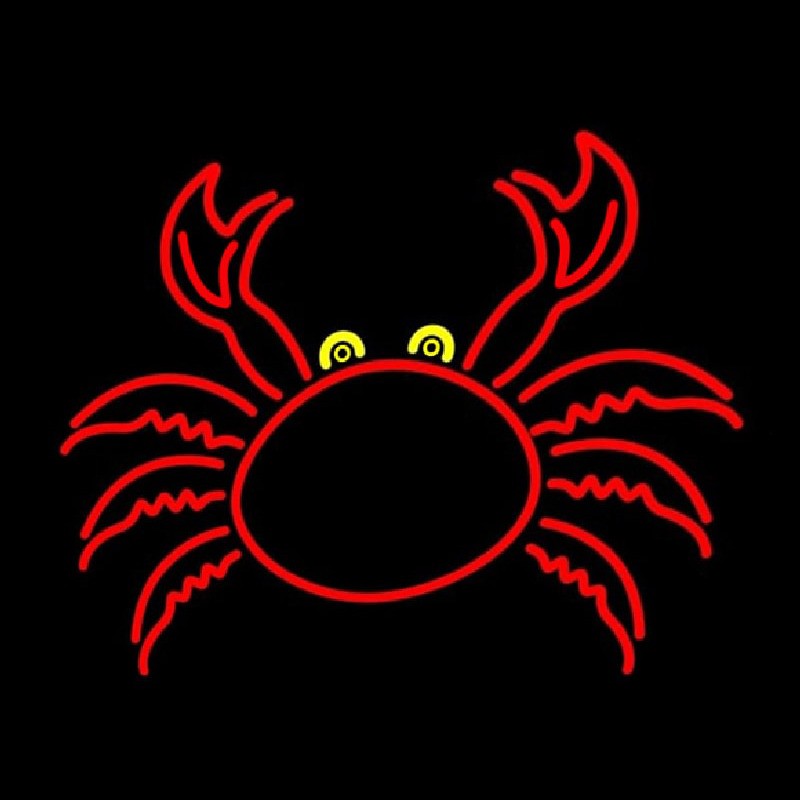 Crab With Logo 1 Neon Sign