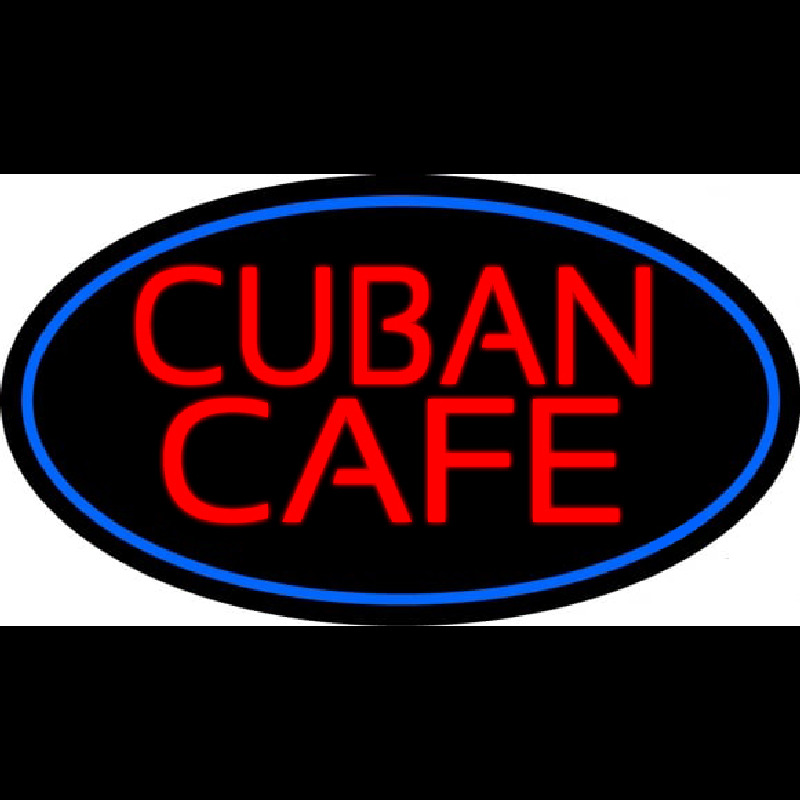 Cuban Cafe Neon Sign