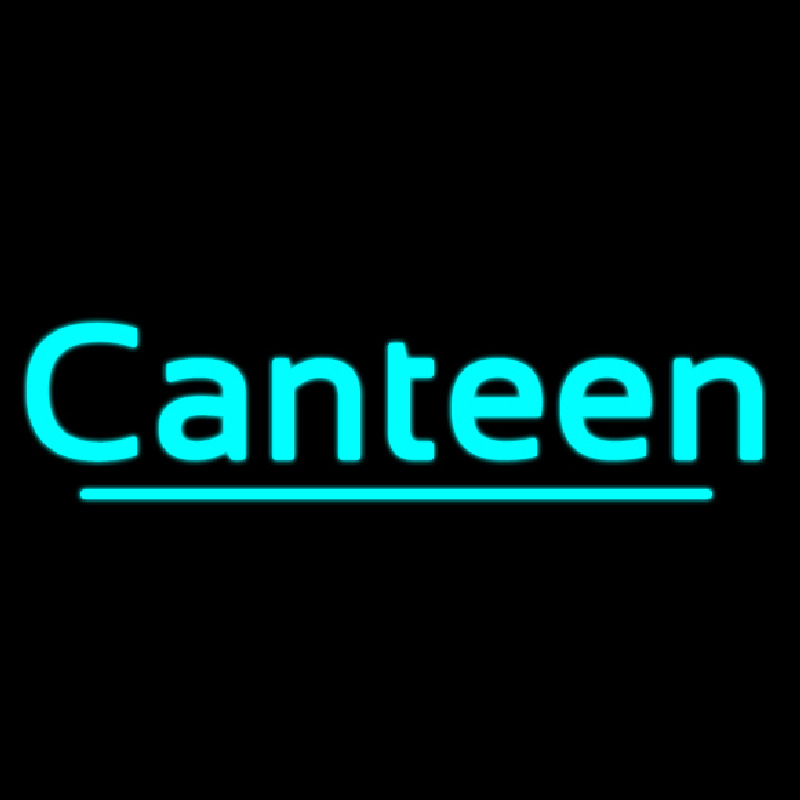 Cursive Canteen Neon Sign