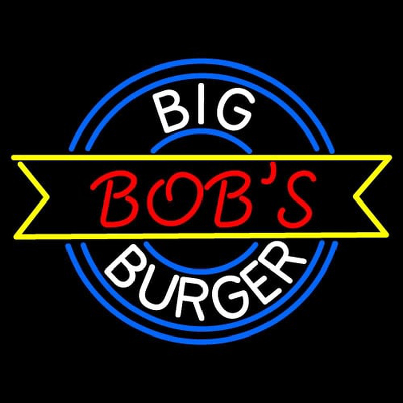 Custom Big Bobs Burger  Neon Sign