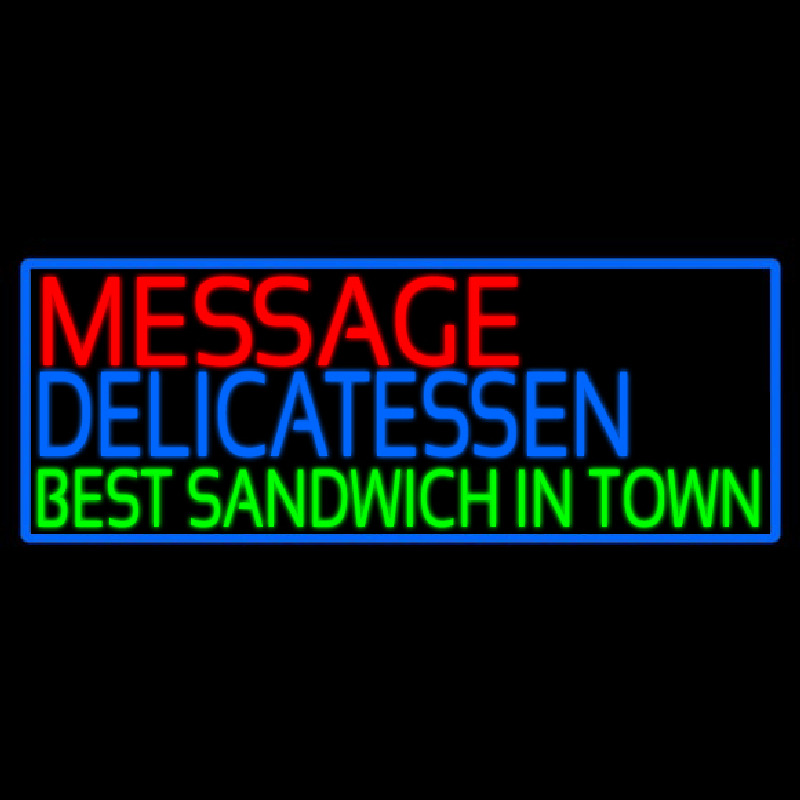 Custom Delicatessen Neon Sign