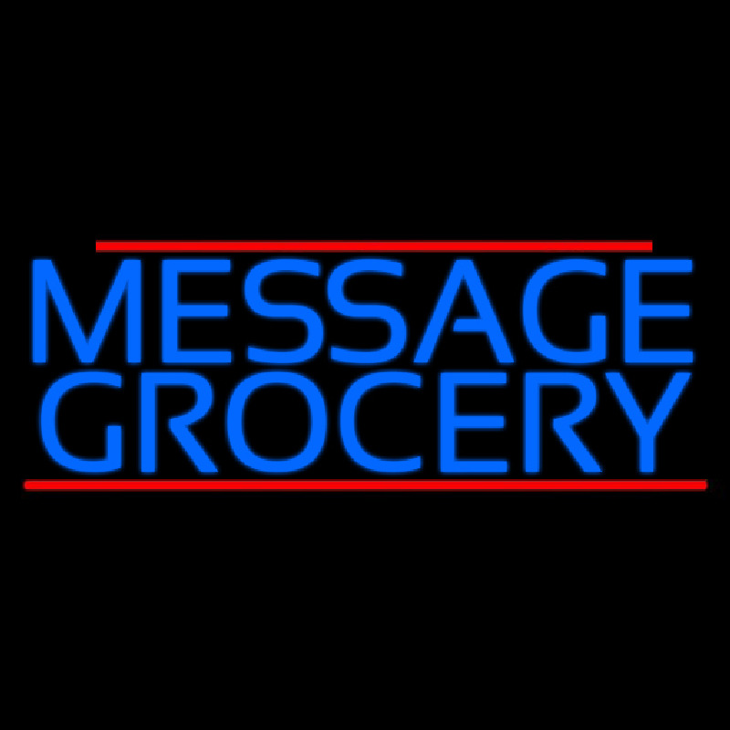 Custom Grocery Neon Sign