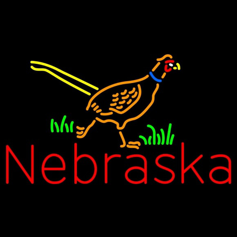 Custom Nebraska Pheasant Steve Neon Sign