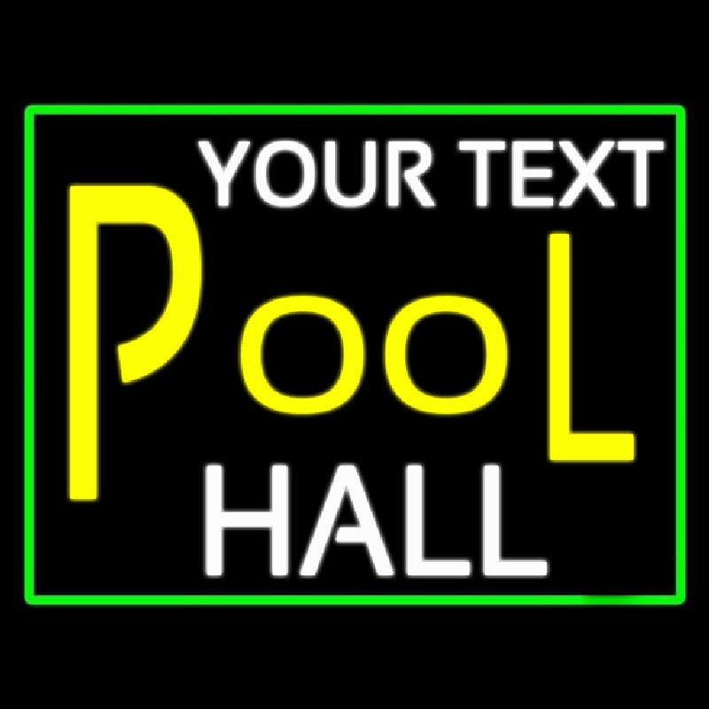 Custom Pool Hall Neon Sign