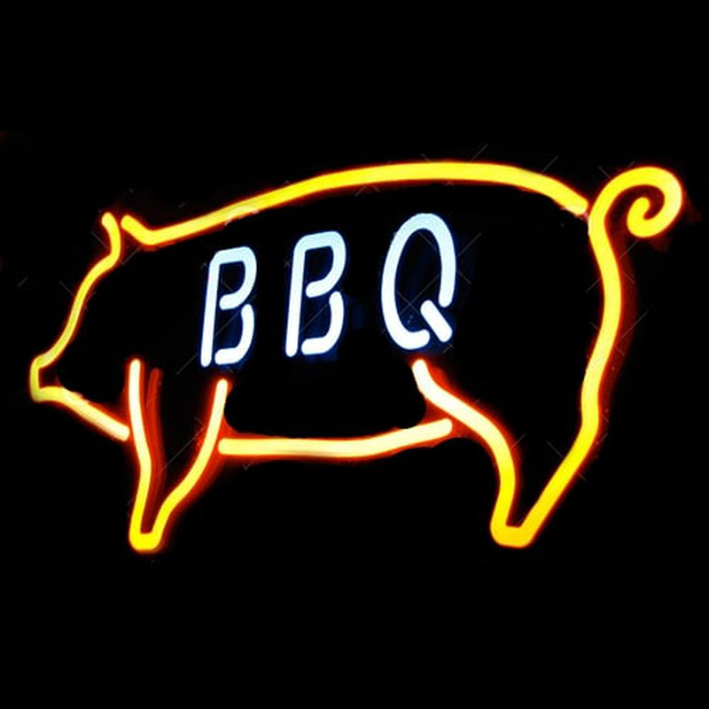 Custom Red Bbq Neon Sign