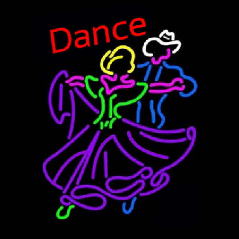 Dancing Couple Dance Neon Sign