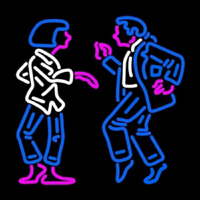 Dancing Couple Neon Sign