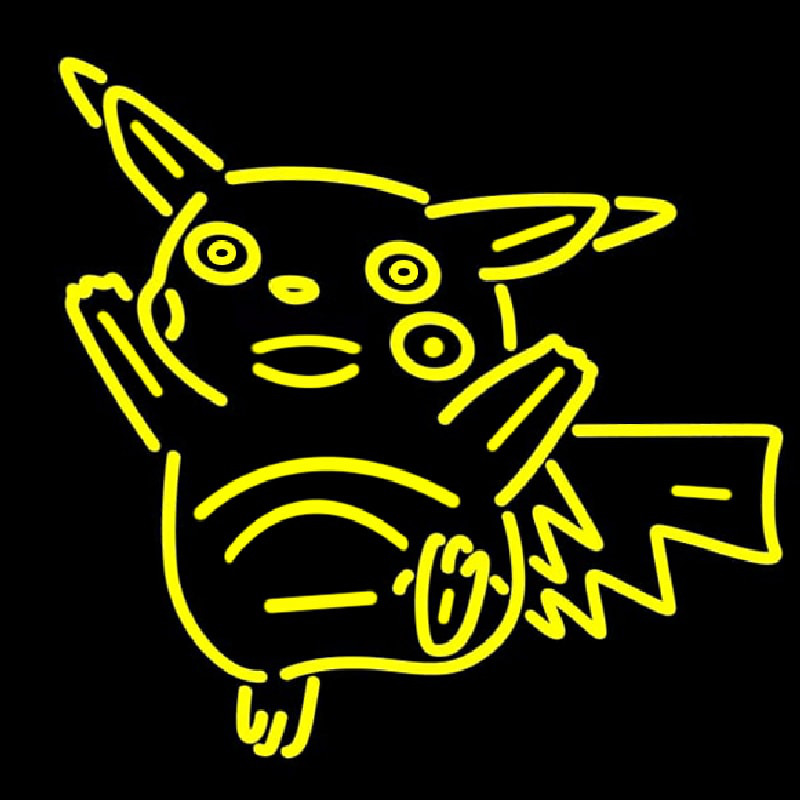 Dancing Pikachu Neon Sign