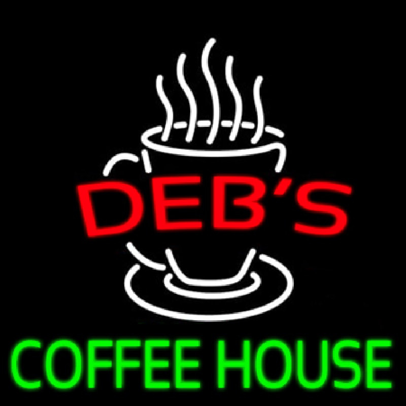 Debs Coffee House Neon Sign