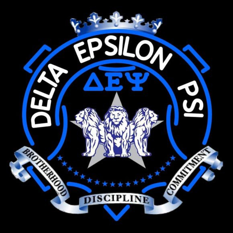 Delta Epsilon Psi Logo Neon Sign