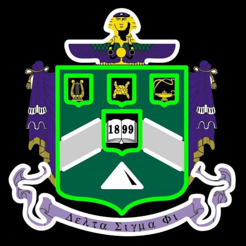 Delta Sigma Phi Chapters Logo Neon Sign