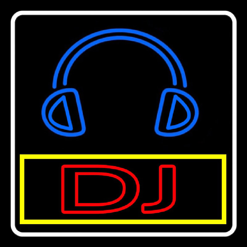 Dj With Logo Neon Sign