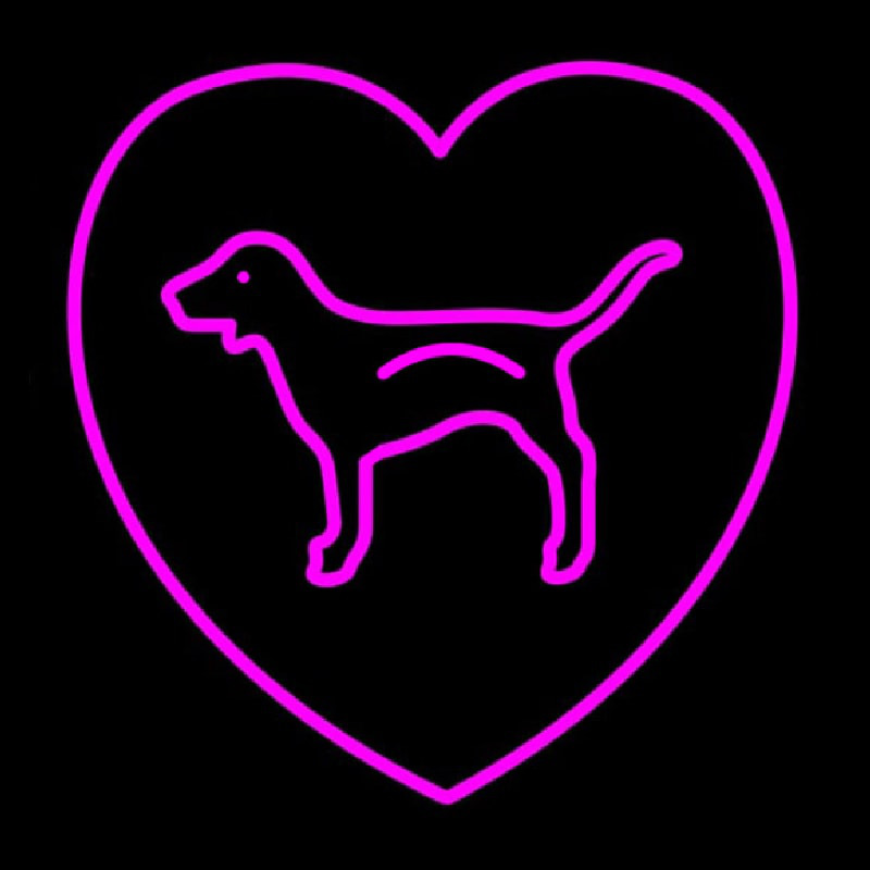 Dog Logo Neon Sign