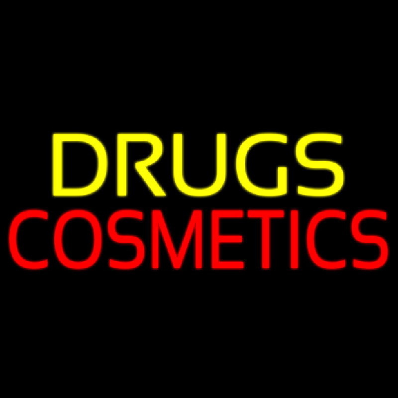 Drugs Cosmetics Neon Sign