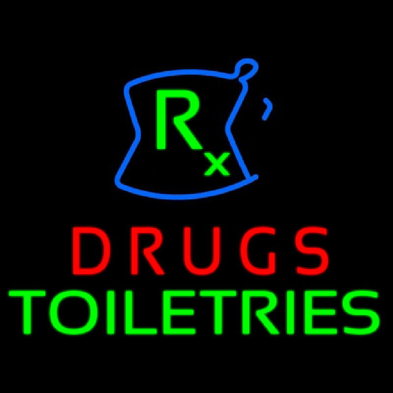 Drugs Toiletries R  Neon Sign