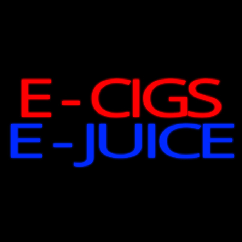 E Cigs E Juice Neon Sign