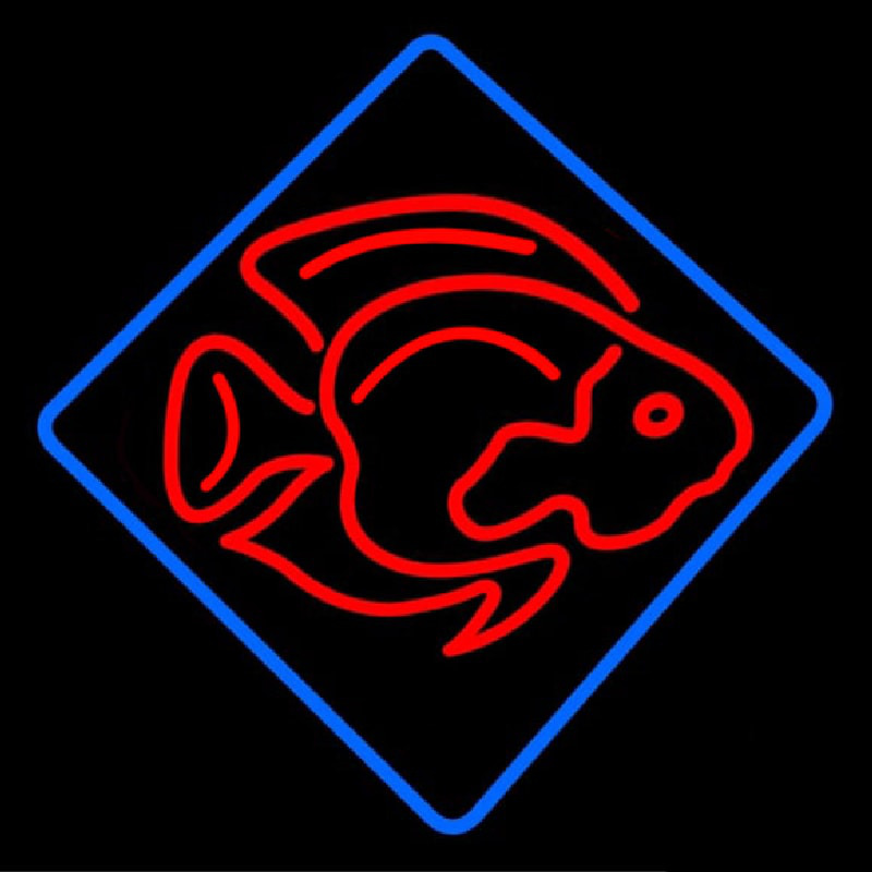 Fish Shaped Neon Sign