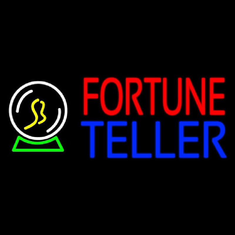 Fortune Teller Block Neon Sign