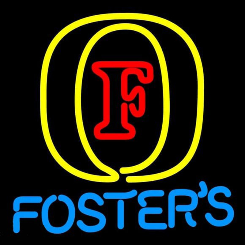 Fosters Initial Beer Sign Neon Sign