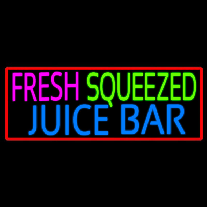 Fresh Squeezed Juice Bar Neon Sign