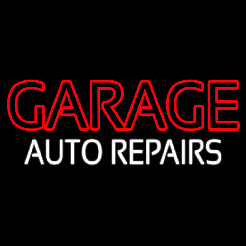 Garage Auto Repairs Neon Sign