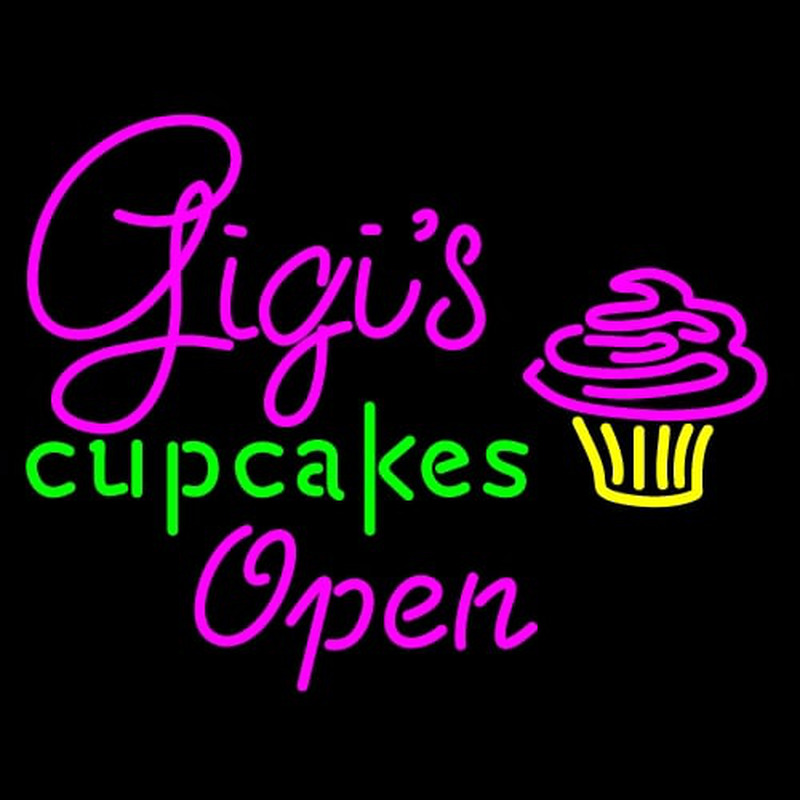 Gigi  Cup Cakes Neon Sign