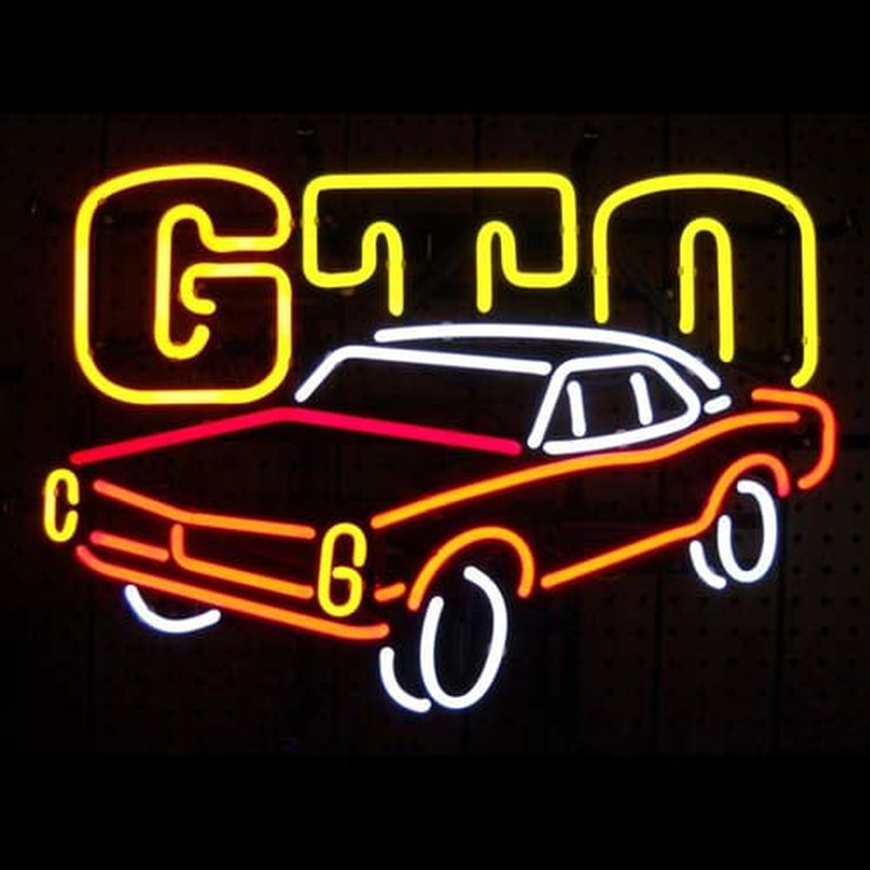 GM American Auto Pontiac GTO Neon Sign