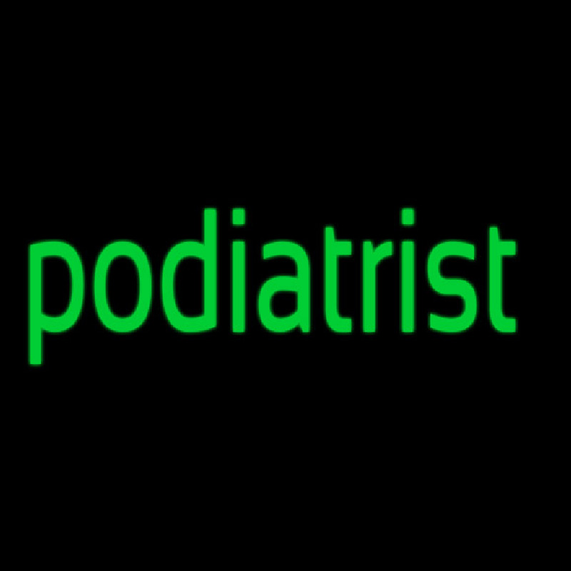 Green Podiatrist Neon Sign