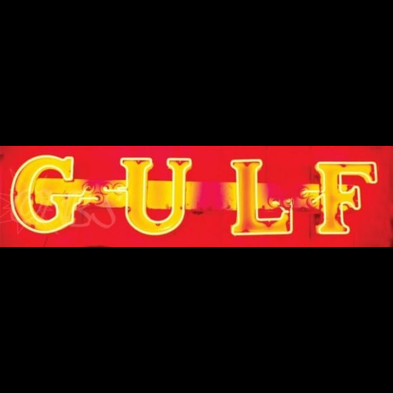 Gulf Gasoline Neon Sign