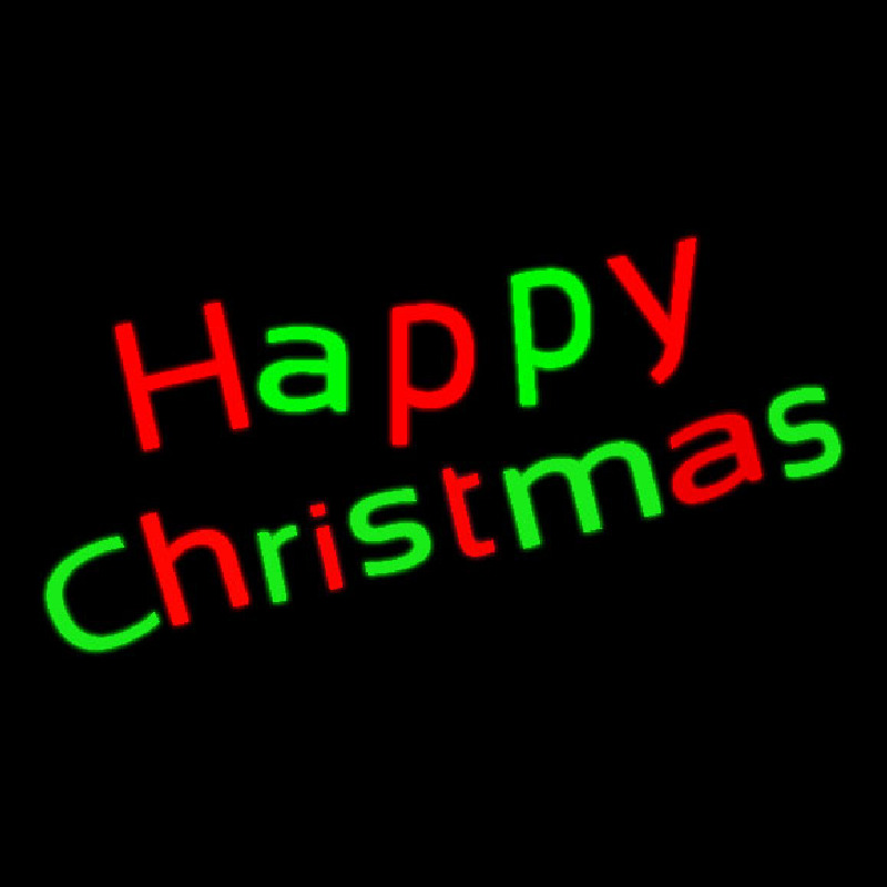 Happy Christmas Neon Sign