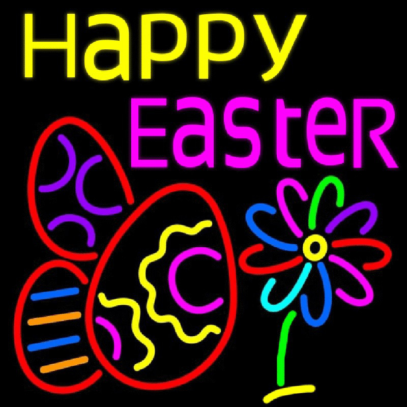 Happy Easter Egg 1 Neon Sign