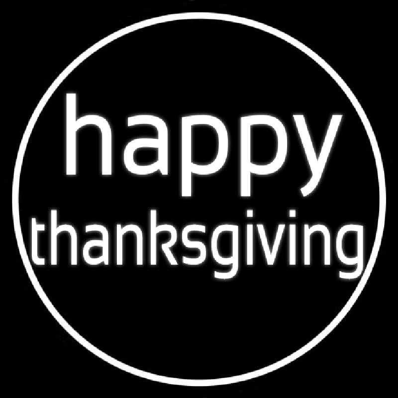 Happy Thanksgiving 1 Neon Sign