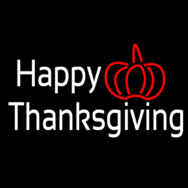 Happy Thanksgiving Neon Sign