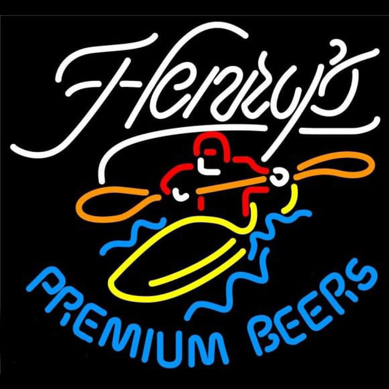 Henrys Premium Beers Beer Sign Neon Sign