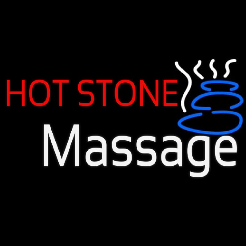 Hot Stone Massage Neon Sign